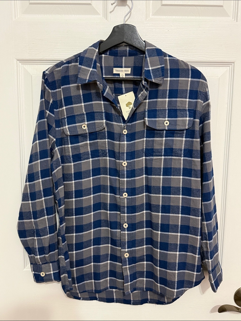 Tucker + Tate boys plaid button down shirt